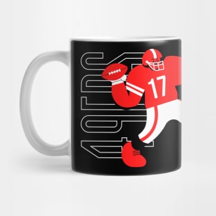 49 ers graphic design artwork Mug